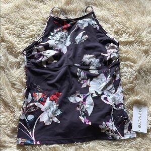 Purple Athleta Tankini Swim Top